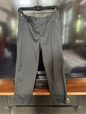 Woman’s black golf pants